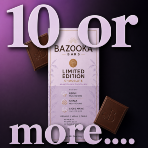 Bazooka Bars 10 Bulk Buy – Limited Edition Multi-Blend Health Bar