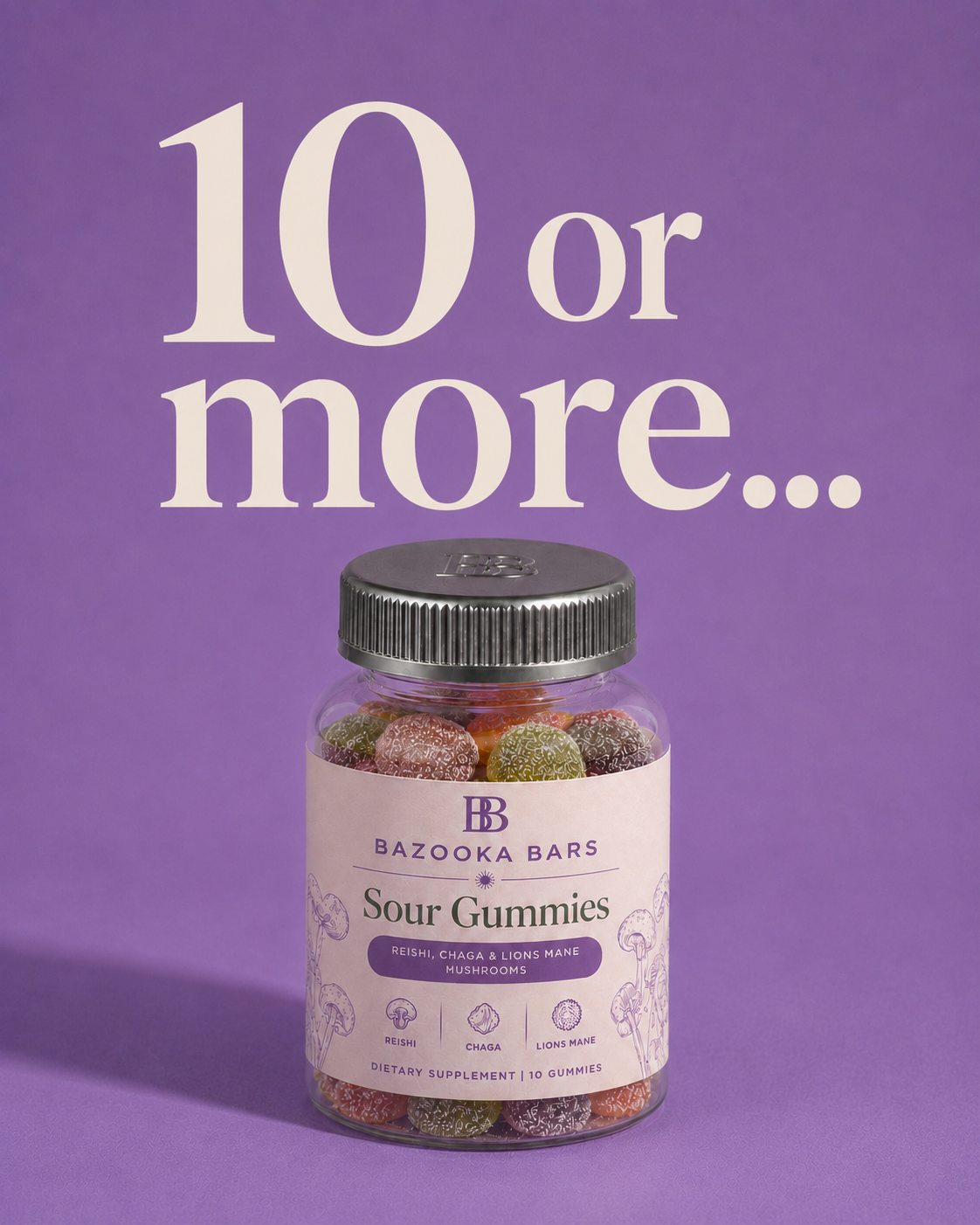Bazooka Bars 10 Bulk buy Super Blend Sour Gummies